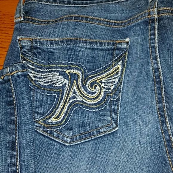 ❤️5/$25Vintage USA Adriano Goldschmied AG 24 by 32 Endear wings skinny leg jeans - Picture 5 of 6